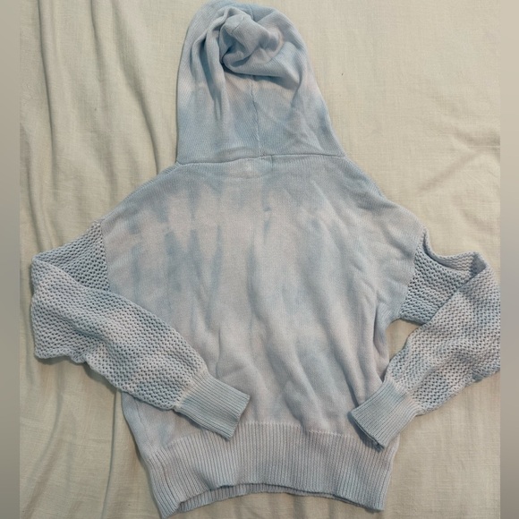 Superdown Tallie Hooded Sweater in Blue and White Size XS Women's - Picture 5 of 7